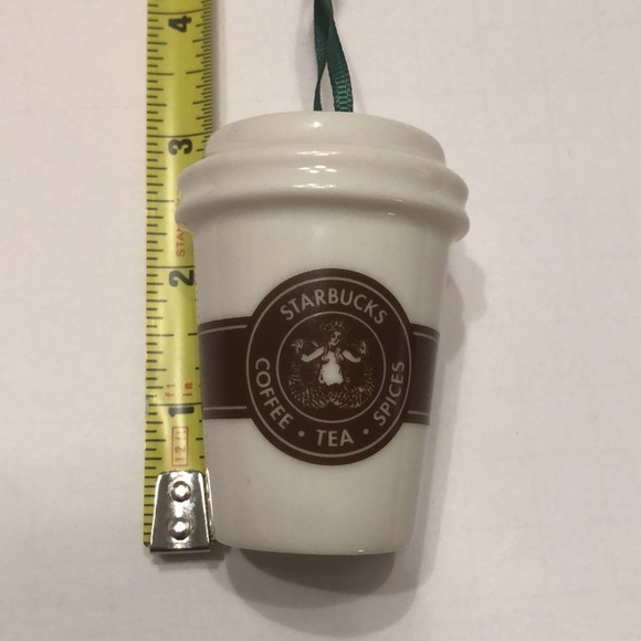 2016 Starbucks Holiday Ornament Coffee Tea Spices Ceramic 2 1/2 inches - Picture 4 of 4